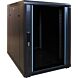 15U mini Patchkast met glazen deur 600x600x770mm (BxDxH)