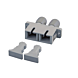 Multimode koppeling SC-ST duplex beige