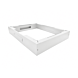 Sokkel voor 19 inch patchkasten 800x800x150mm (BxDxH) - Wit