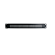 19 inch verticaal Ventilatie paneel Zwart - 1U