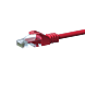 UTP CAT5e patchkabel 1m rood - 100% koper