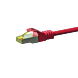 Cat7 S/FTP (PIMF) patchkabel 0,50m rood