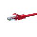 CAT5e patchkabel 0,25m rood - CCA