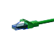UTP CAT6a patchkabel 0,25m groen - 100% koper