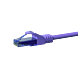 UTP CAT6a patchkabel 20m paars - 100% koper