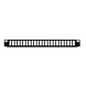 Front LC/SC 24 poorts zwart quad/duplex geschikt voor universele glasvezel lade