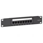 10 inch CAT5e UTP patchpaneel - 8 poorts