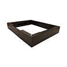 Sokkel voor 19" patchkasten, afmetingen: (BxDxH) 600x600x150mm, zwart