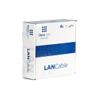 CAT5e SF/UTP 100m kabel op rol soepel grijs CCA