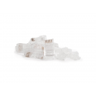 CAT6a Connector RJ45 - Unshielded met hulpstukje- voor stugge kern - 10 stuks