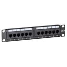 10 inch CAT5e UTP patchpaneel - 12 poorts
