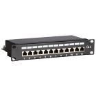 10 inch CAT6 FTP patchpaneel - 12 poorts