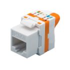 Cat6 UTP Keystone Connector - Toolless Twist