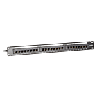 Patchpaneel Cat6a UTP 24 poorts