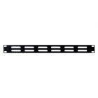 19 inch Ventilatie paneel Zwart - 1U