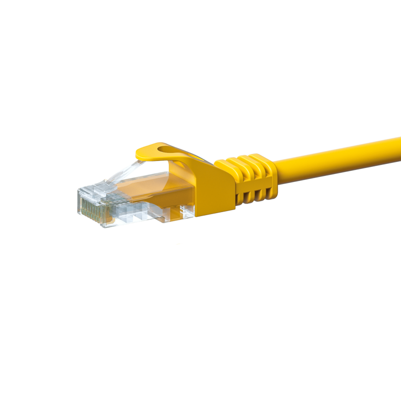 CAT5e patchkabel 5m geel - CCA