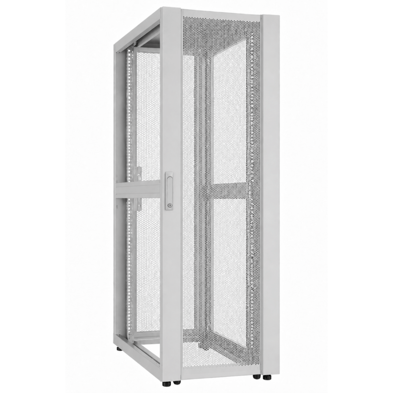 48U Datacenter patchkast met geperforeerde deur 800x1000x2250mm (BxDxH) Grijs