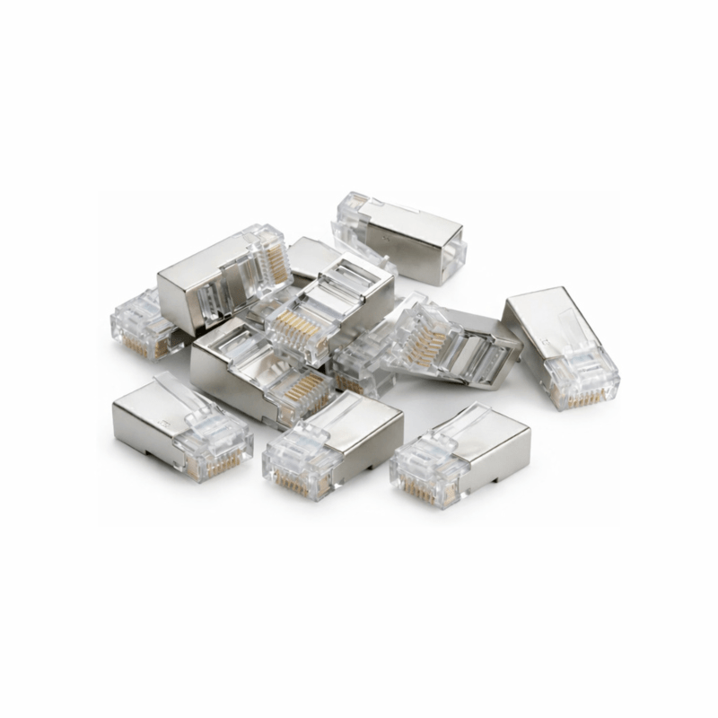 DANICOM SFTP CAT6a RJ45 Connector - voor soepele kern - 10 stuks