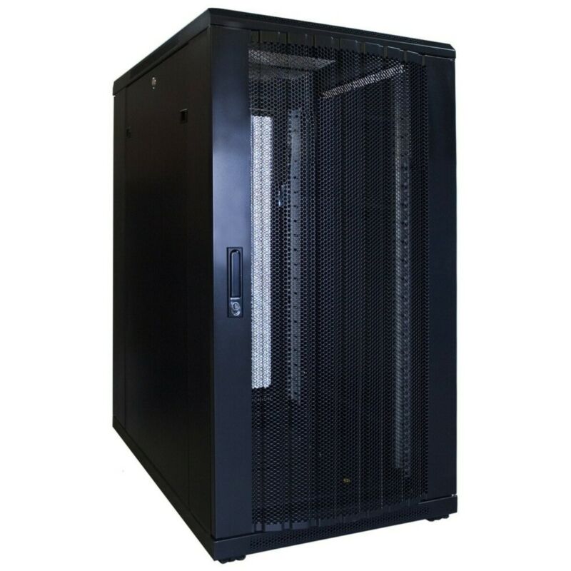 22U Patchkast met geperforeerde deur 600x800x1200mm (BxDxH)