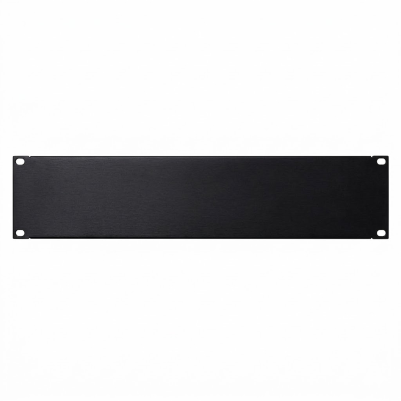 2 U 19 inch afdekpaneel in zwart voor patchkasten