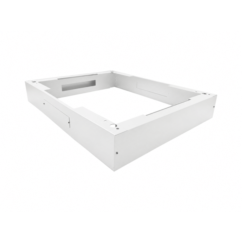 Sokkel voor 19 inch patchkasten 800x800x150mm (BxDxH) - Wit