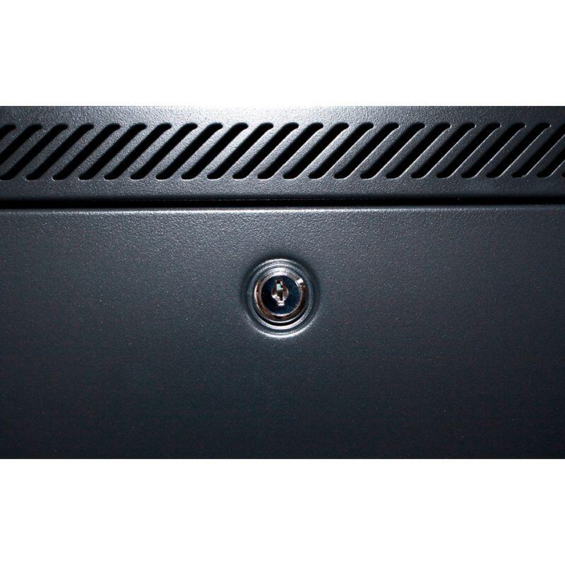 6U wand patchkast met metalen voordeur, 600mm diep