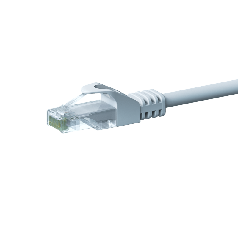 UTP CAT5e patchkabel 7,50m wit - 100% koper