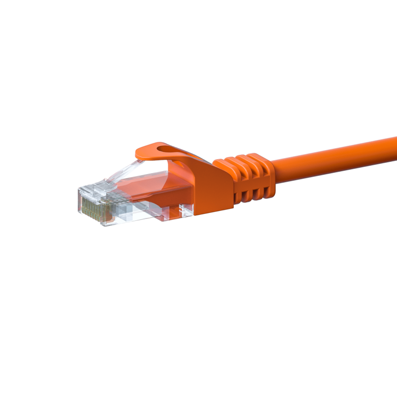 UTP CAT5e patchkabel 7,50m oranje - 100% koper