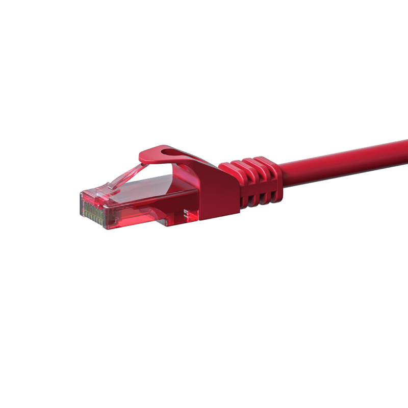 UTP CAT6 patchkabel 7,50m rood - 100% koper