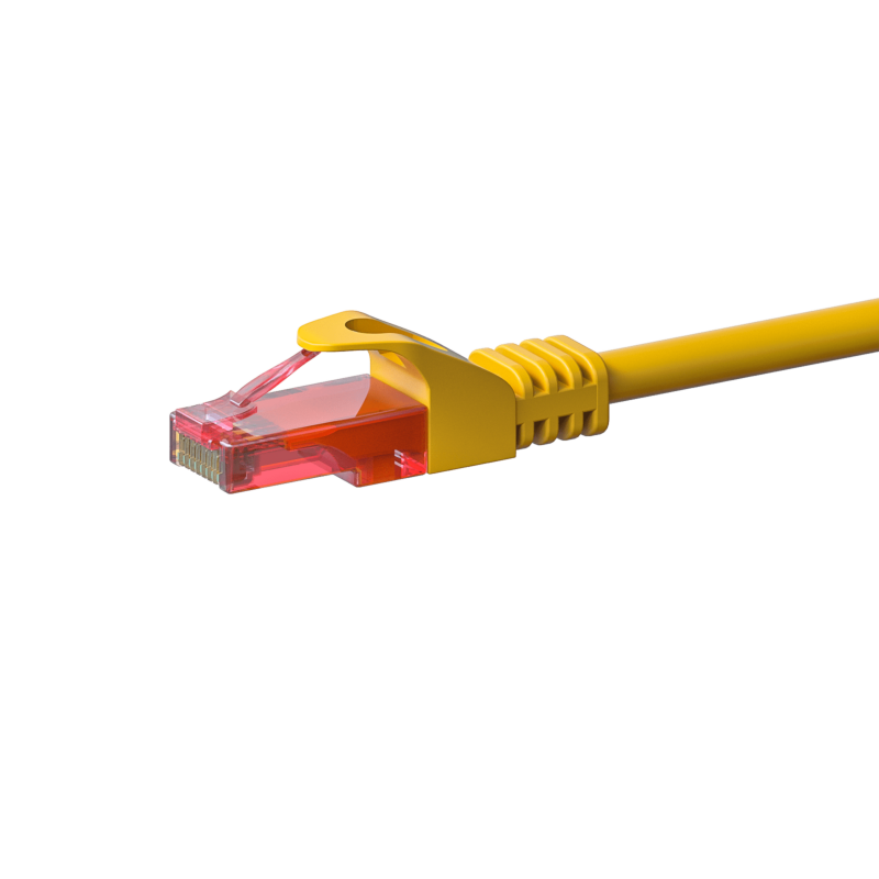 UTP CAT6 patchkabel 7,50m geel - 100% koper