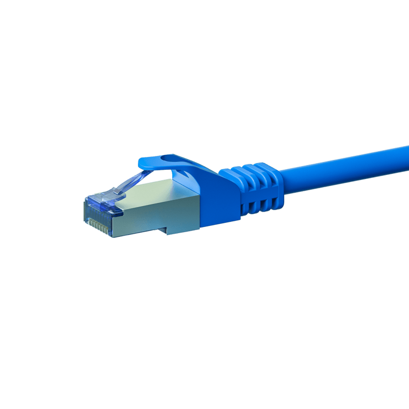 CAT6a S/FTP (PIMF) patchkabel 7,50m blauw