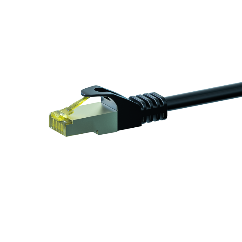 Cat7 S/FTP (PIMF) patchkabel 7,50m zwart