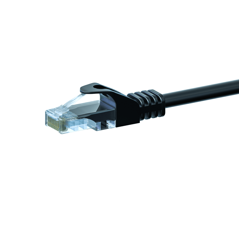CAT5e patchkabel 0,5m zwart - CCA