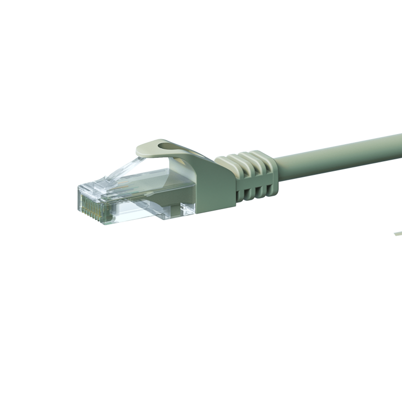 CAT6 patchkabel 0,25m grijs - CCA