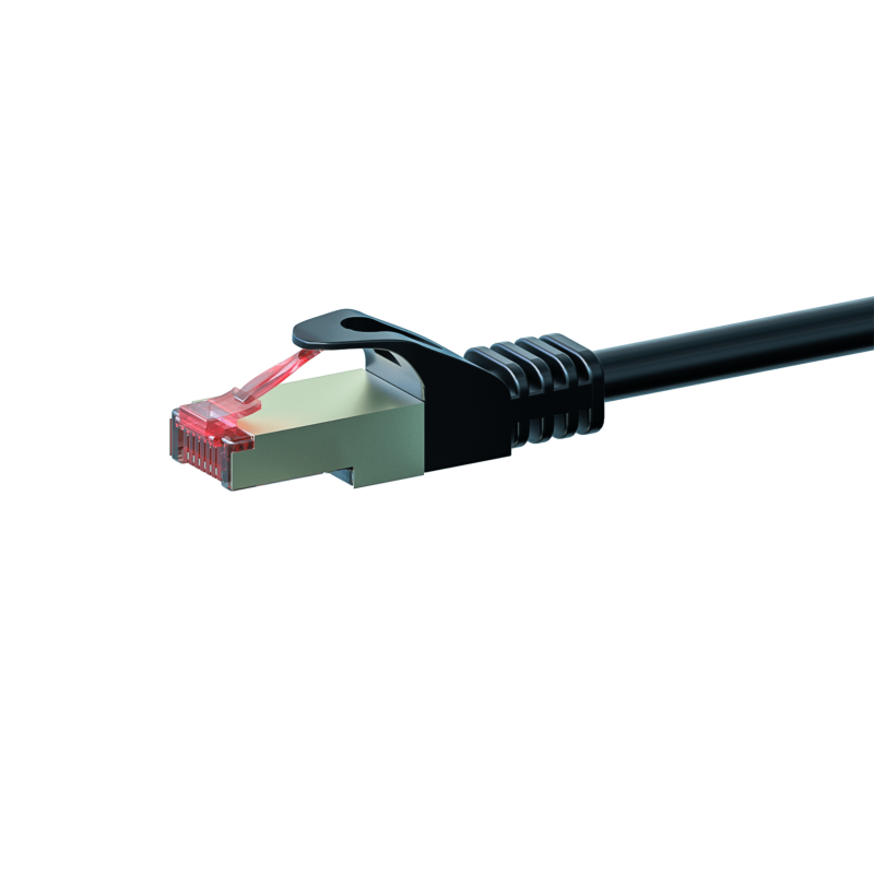CAT6 S/FTP (PIMF) patchkabel 10m zwart 