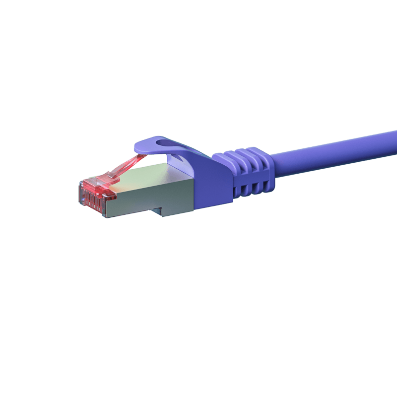 CAT6 S/FTP (PIMF) patchkabel 0,25m paars