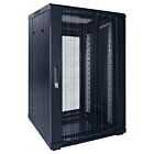 18U Patchkast met geperforeerde deur 600x600x1000mm (BxDxH)