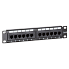 10 inch CAT6 UTP patchpaneel - 12 poorts