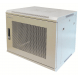 9U witte wandkast met geperforeerde deur 600x450x500mm