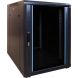 15U mini Patchkast met glazen deur 600x800x860mm (BxDxH)