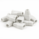DANICOM RJ45 Kabeltule Wit - 10 stuks