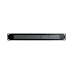 19 inch verticaal Ventilatie paneel Zwart - 1U