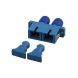 Singlemode koppeling SC-ST duplex blauw