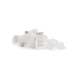 DANICOM UTP CAT5e RJ45 Doorsteek Connector - Pass trough voor soepele en stugge kern - 10 stuks