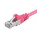 CAT5e FTP patchkabel 0,25m roze