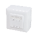 Cat6 STP opbouwdoos, wit