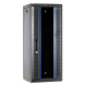 10 inch 15U Patchkast met glazen deur 370x450x752mm (BxDxH)