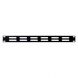 19 inch Ventilatie paneel Zwart - 1U