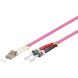 Glasvezel kabel LC-ST OM4 (laser optimized) 1 m