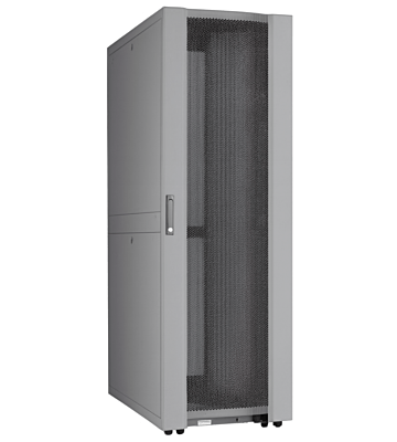 48U Datacenter patchkast met geperforeerde deur 800x1200x2250mm (BxDxH) Grijs